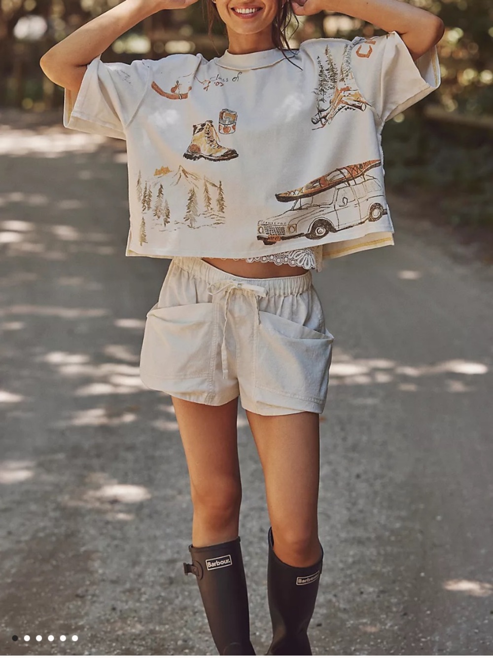 Free People Mountain View graphic tee